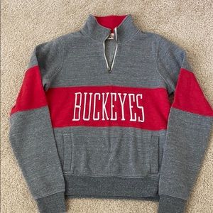 Homage Ohio State Buckeyes Fleece Quarter Zip